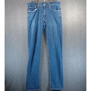 Levis 514 Jeans Men 32x36 Medium‎ Wash Straight Leg Mid Rise Classic Cowboy